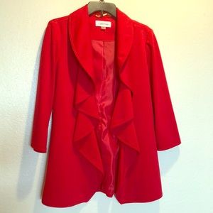 Calvin Klein Open-Front Soft Jacket Blazer